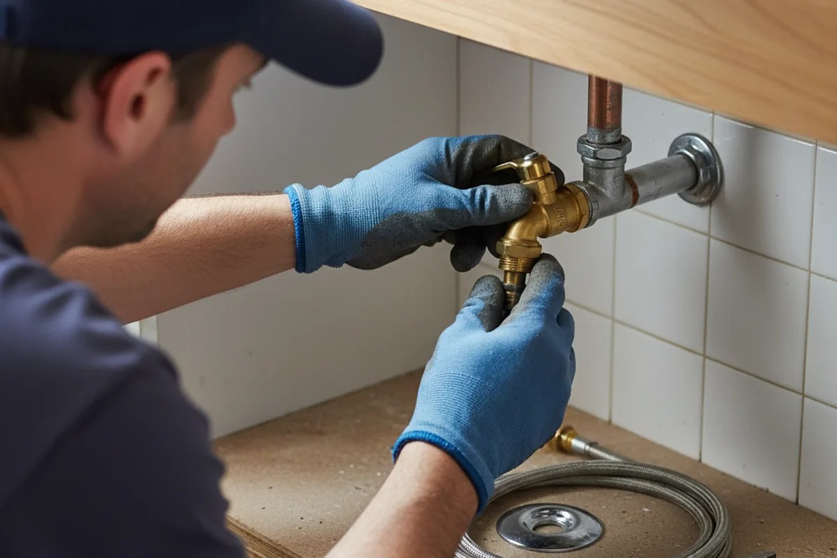 Shutoff valve and fitting work during Faucet and Fixture Repair in Clarks Hill